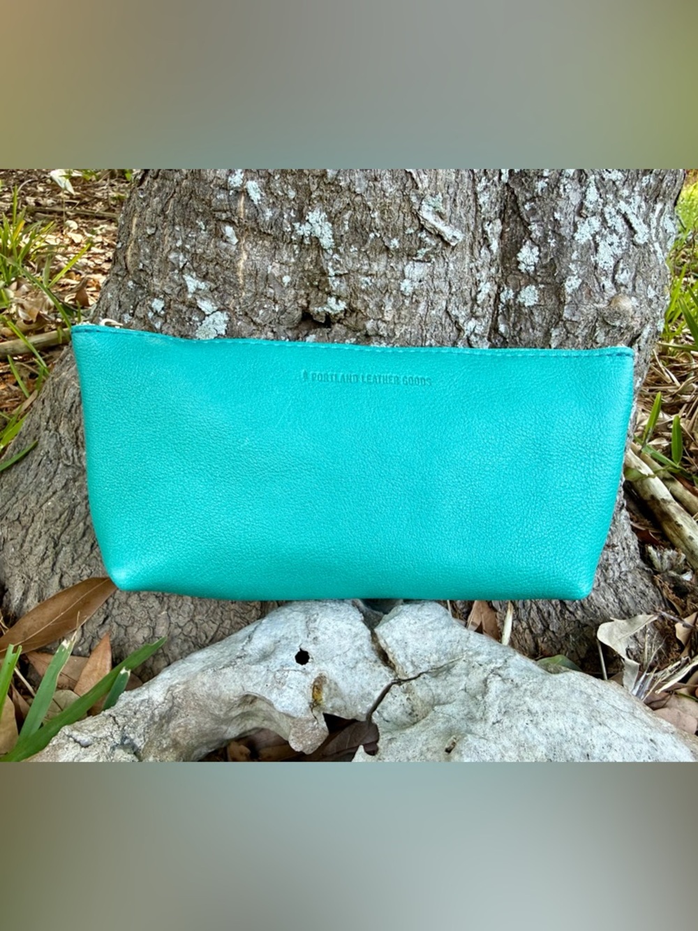 Portland Leather Utility Bag Seafoam